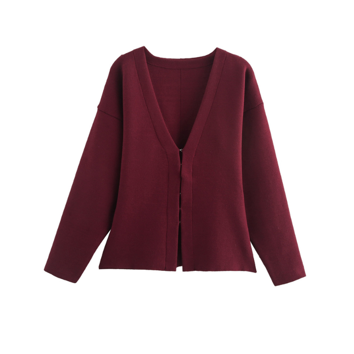 Cheryl – Casual Fitted Cardigan Sweater