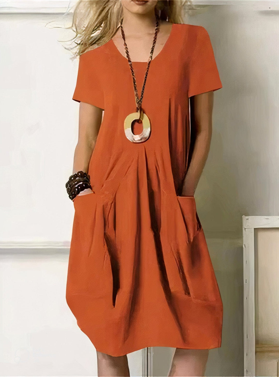 Nadia – Relaxed Fit Casual Midi Dress