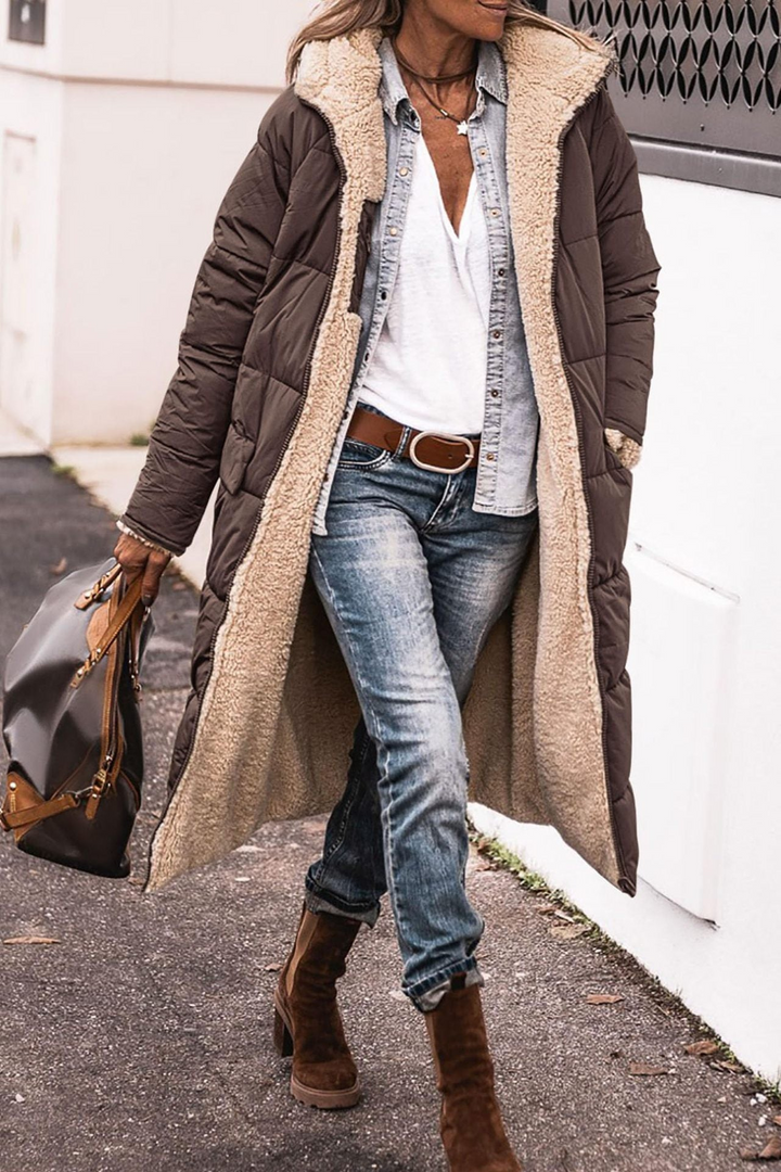 Nancy – Elegant Reversible Coat