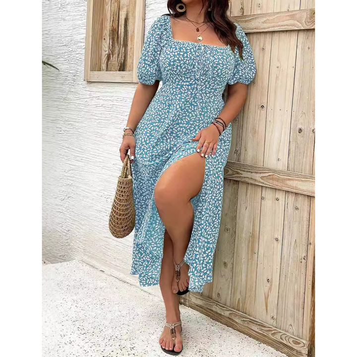Deirdre – Comfy Elegant Summer Slit Dress