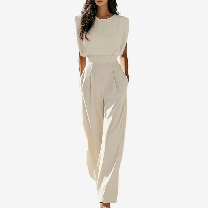 Serena – Structured Wide-Leg Jumpsuit