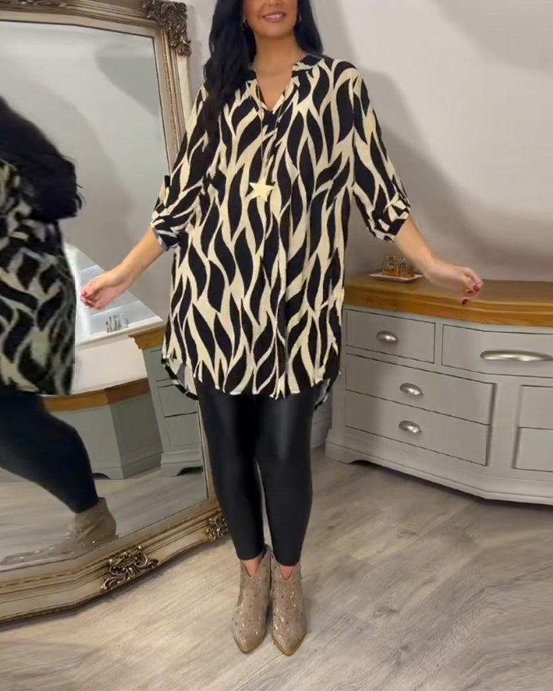 Alexandra – Printed Loose Fit Top