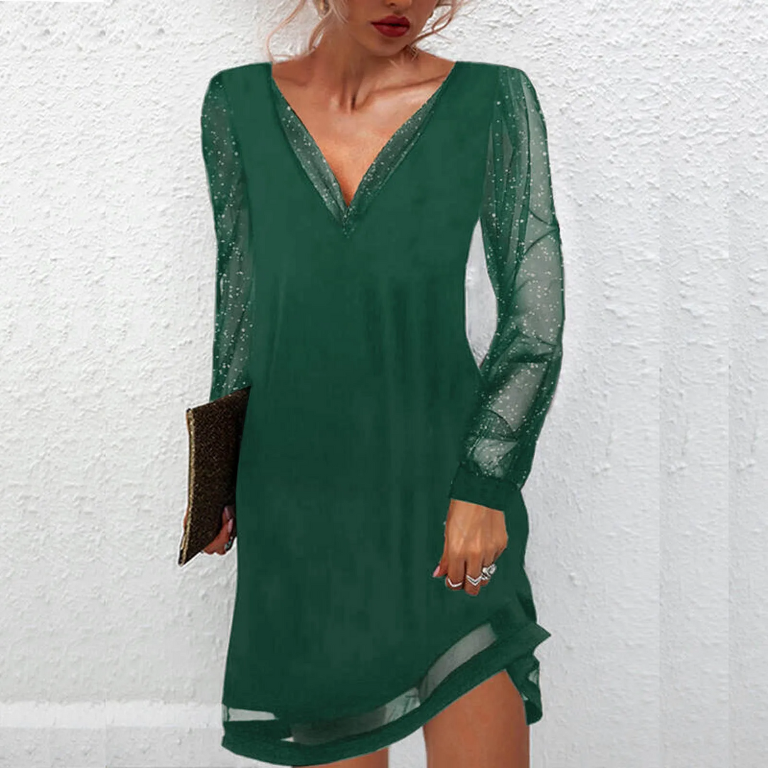 Jean – Elegant Mermaid Hem Long Sleeve Bodycon Dress