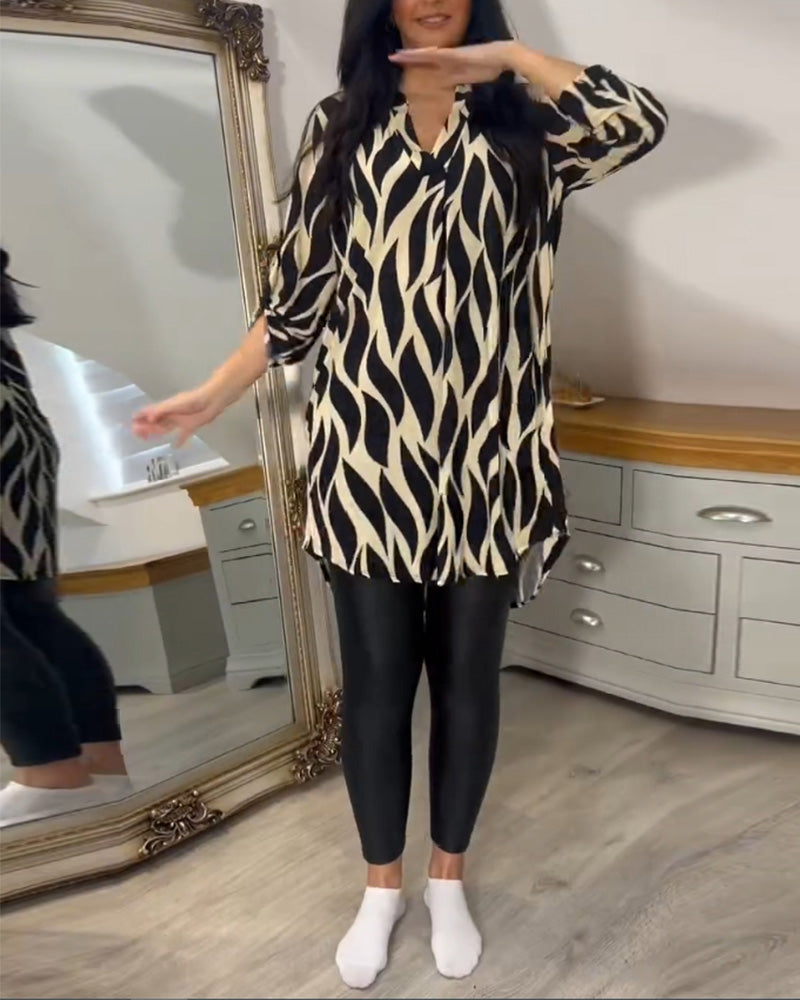 Alexandra – Printed Loose Fit Top