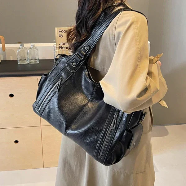 Sally – Classic Leather Tote Bag