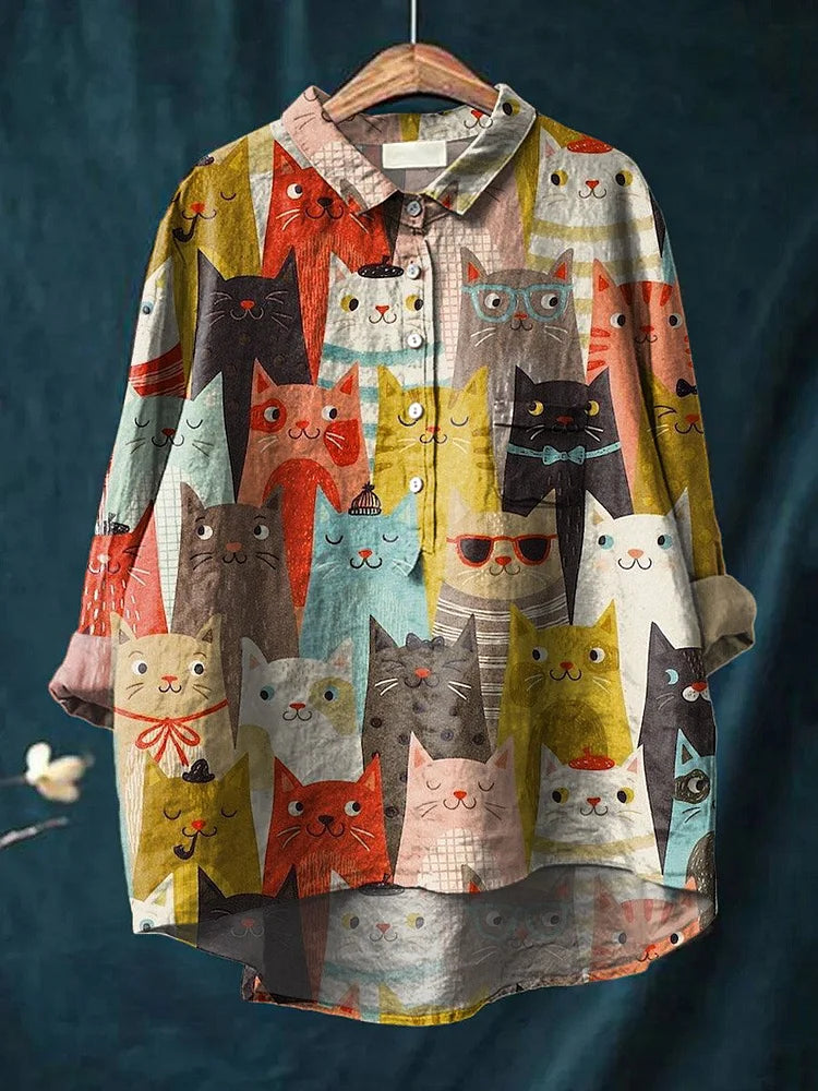 Maila – Cat Art Shirt