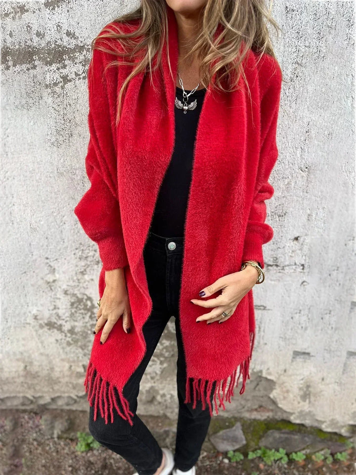 Teresa – Elegant Drape Cardigan