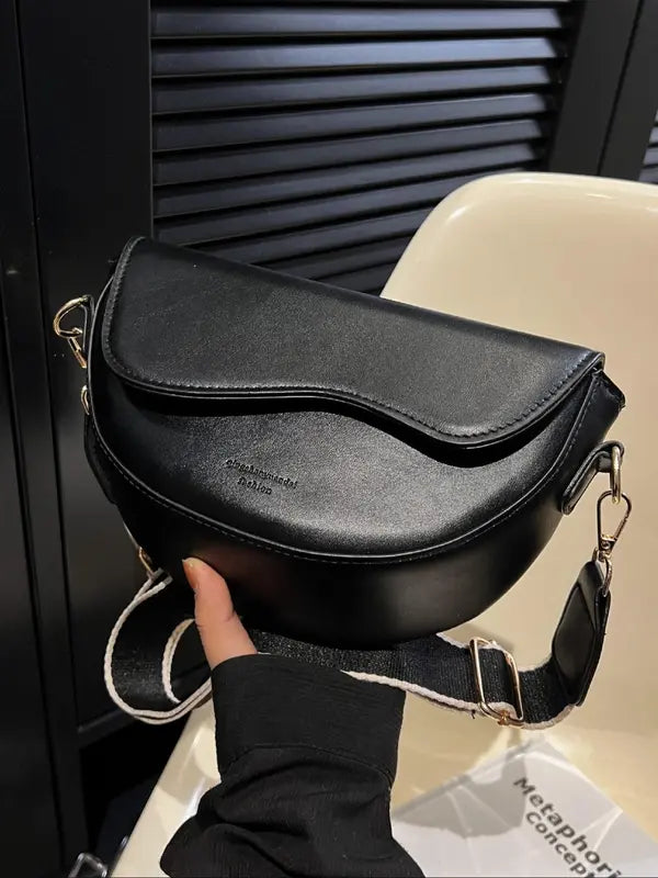 Jean – Simple Small Satchel Versatile Flip Cover Crossbody Shoulder Bag