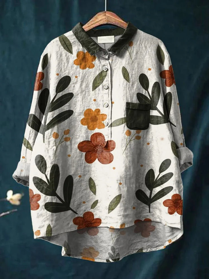 Eleanor – Elegant Plant Art Shirt