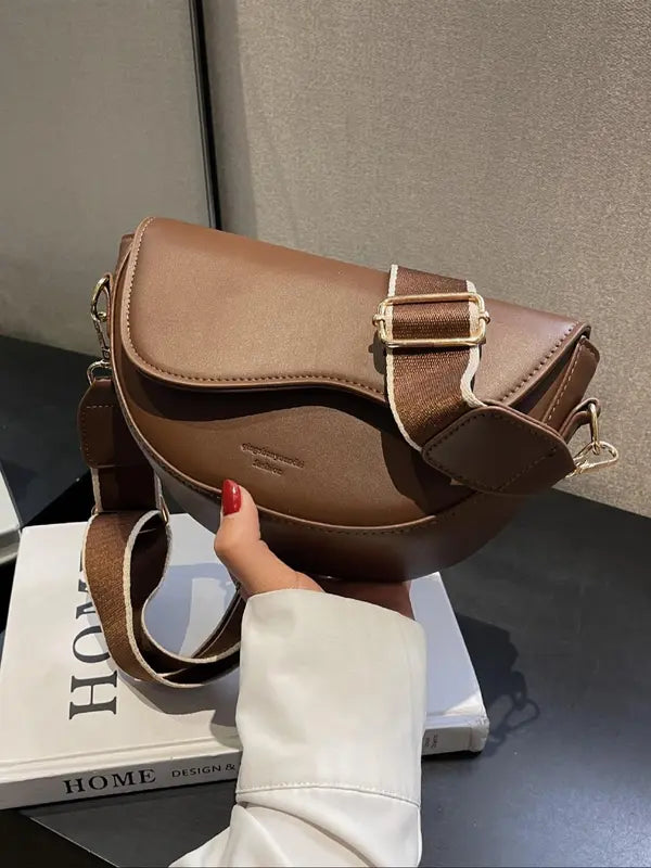 Jean – Simple Small Satchel Versatile Flip Cover Crossbody Shoulder Bag