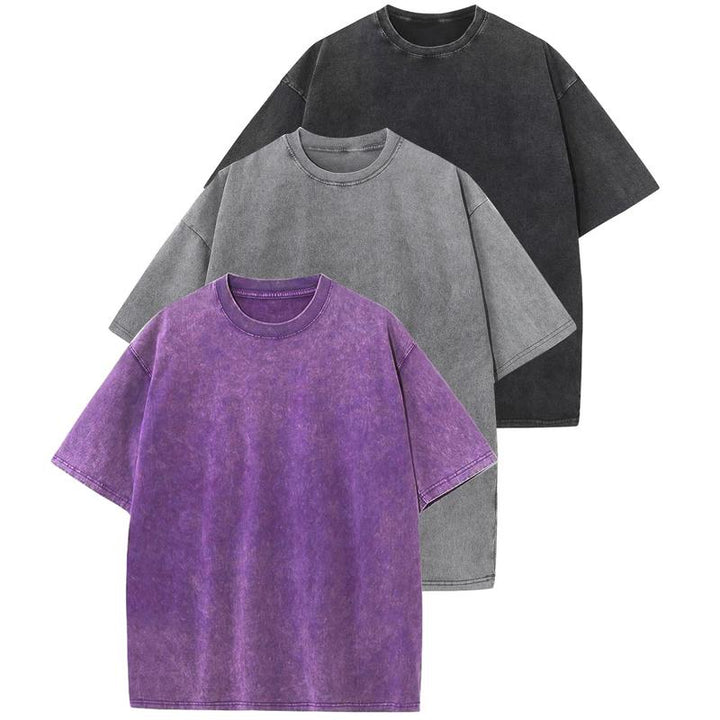 Hollie – Casual Crew Neck Loose Fit T-Shirt 3-Pack