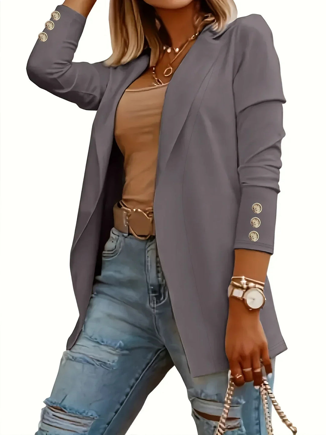 Teresa – Classic Leather Moto Jacket