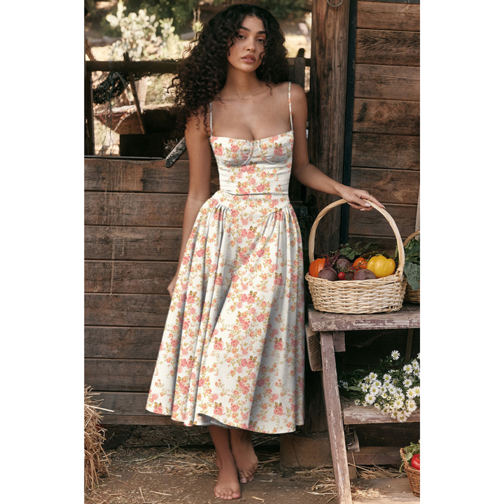 Cheryl – Boho Printed Wide-Leg Jumpsuit