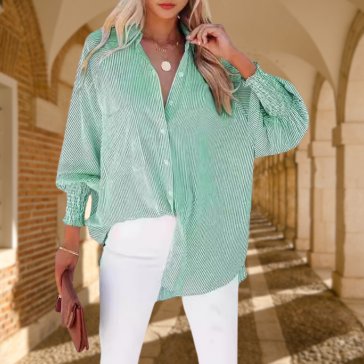 Jean – Casual V-Neck Blouse