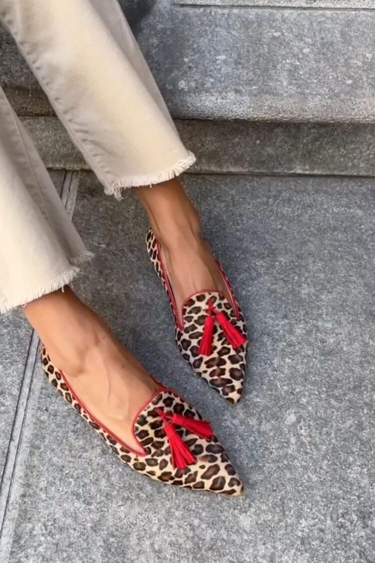 Beverley – Pointed Tassel Loafer