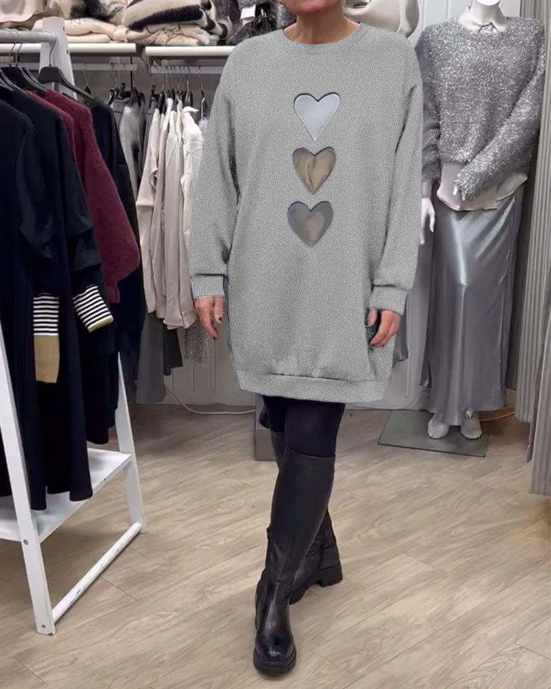 Cynthia – Casual Sweatshirt Dress
