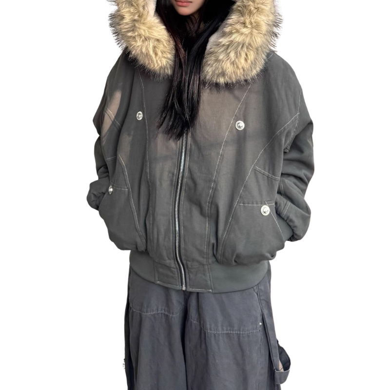 Lucy – Vintage Style Moto Jacket
