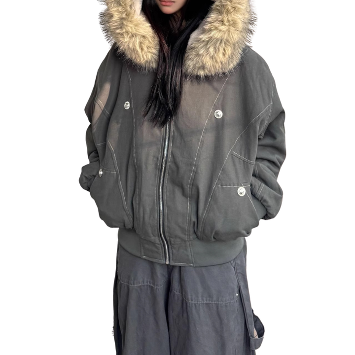 Lucy – Vintage Style Moto Jacket