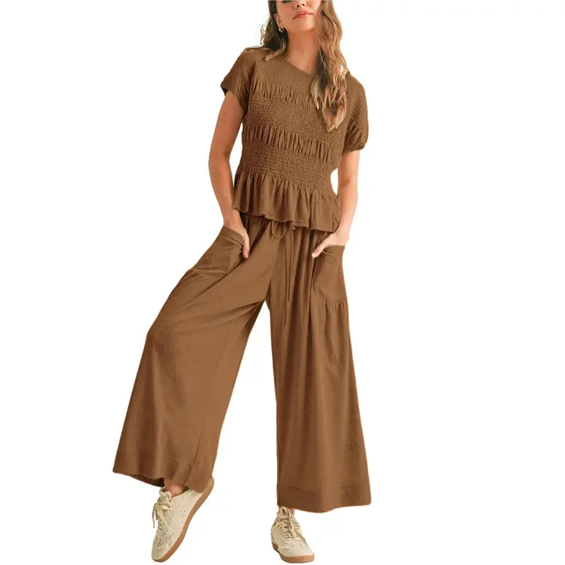 Amy – Relaxed Two-Piece Matching Sweatshirt and Skirt