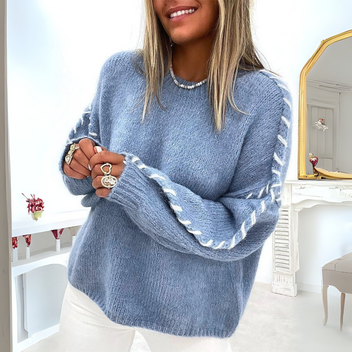 Tally – Cosy Long Sleeve Round Neck Sweater