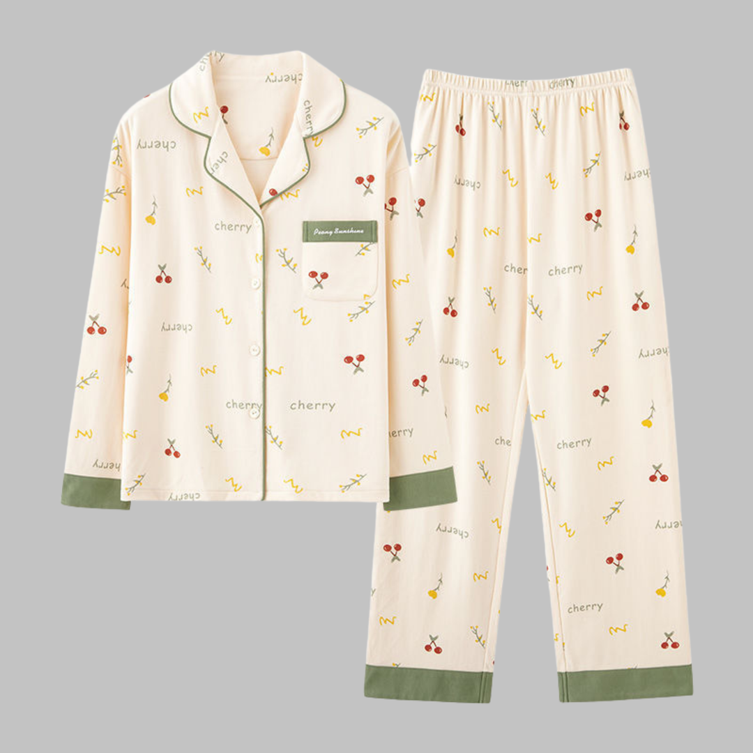 Jill – Cosy Long Sleeve Top and Pants Loungewear Set