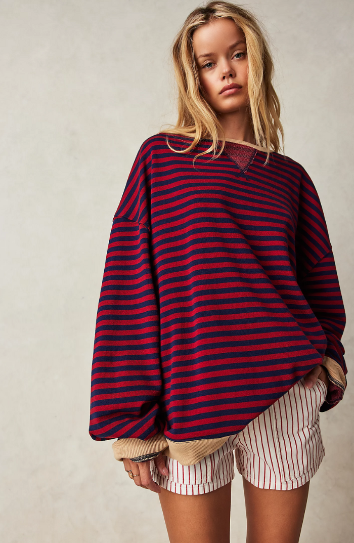 Cynthia – Playful Striped Sweater