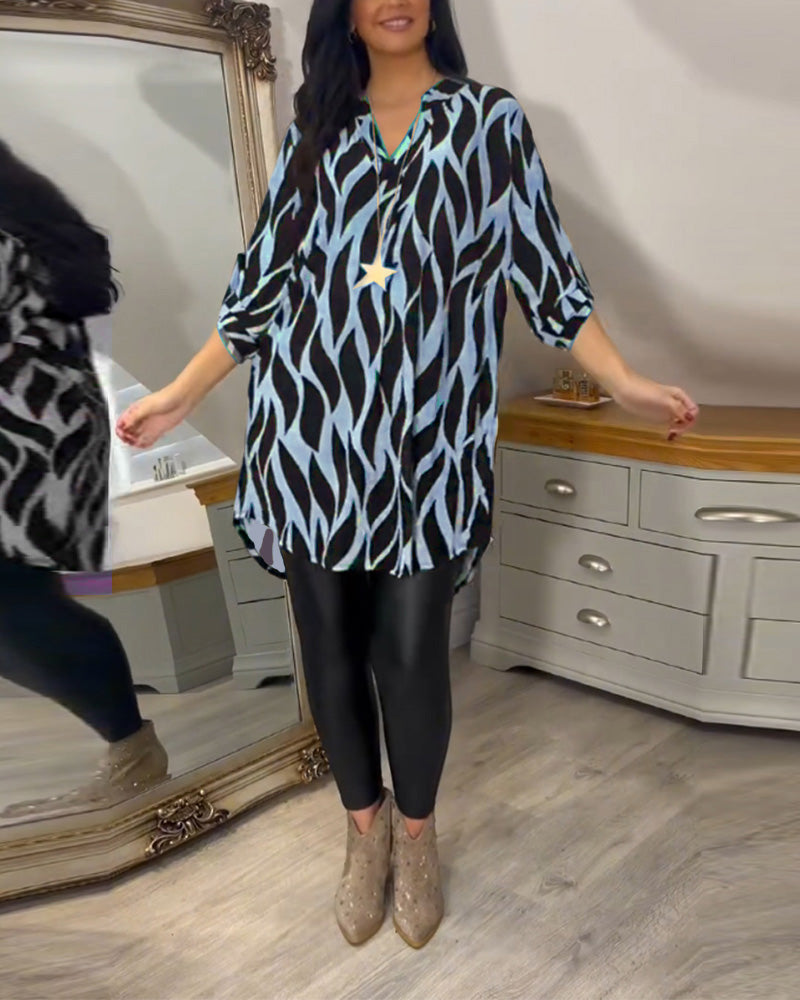 Alexandra – Printed Loose Fit Top