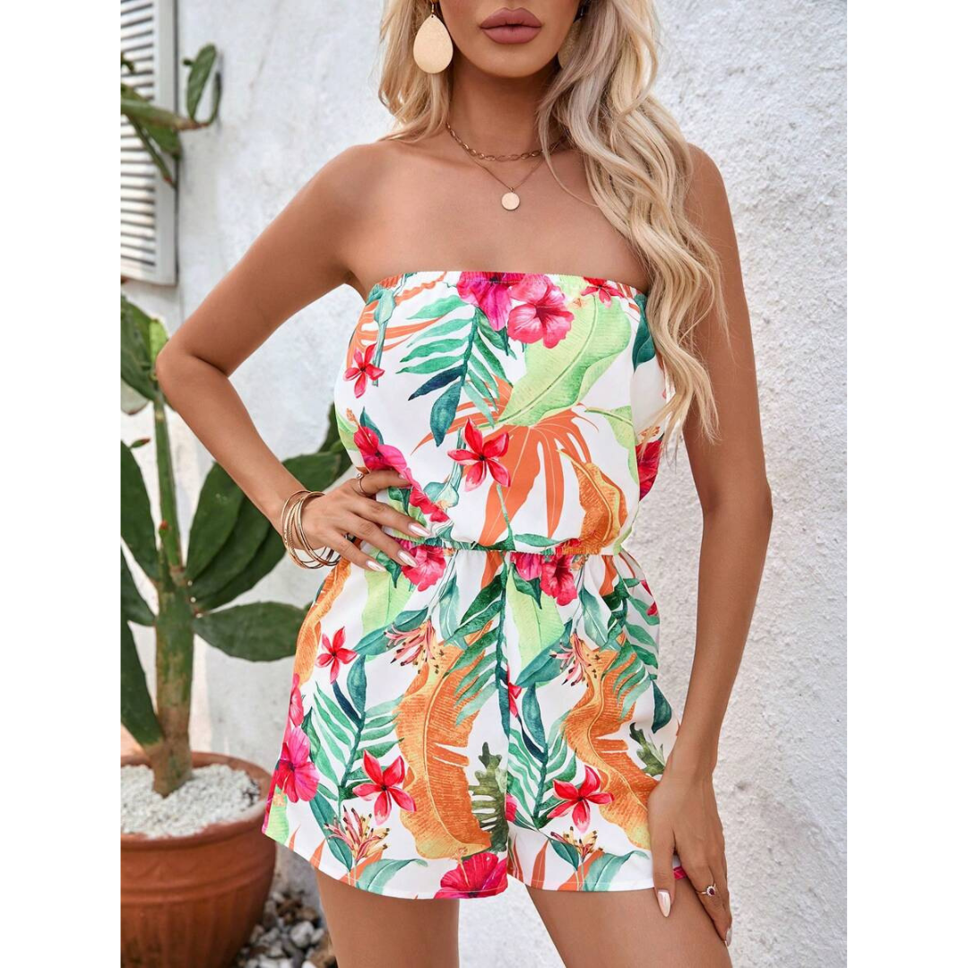 Susan – Lightweight Sleeveless Curvy Fit Tank Romper