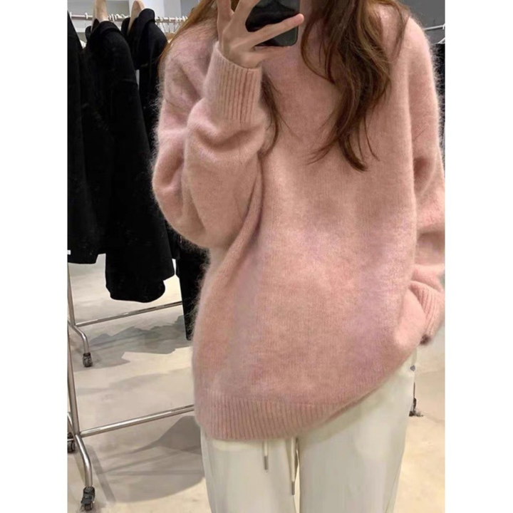 Ethel – Comfy Long Sleeve Round Neck Sweater