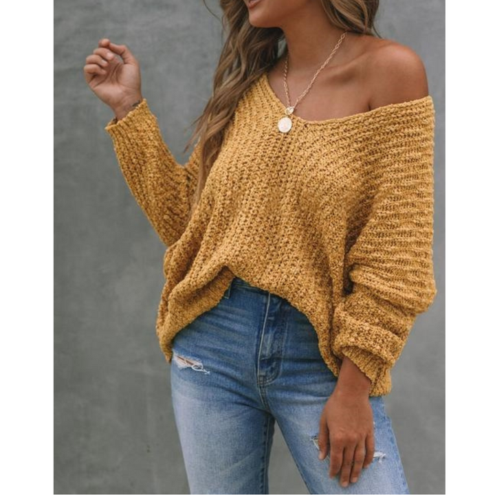 Angela – Luxe Buttoned Sweater