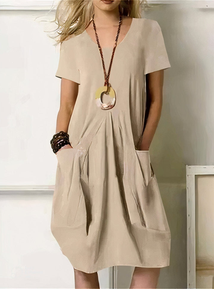 Nadia – Relaxed Fit Casual Midi Dress