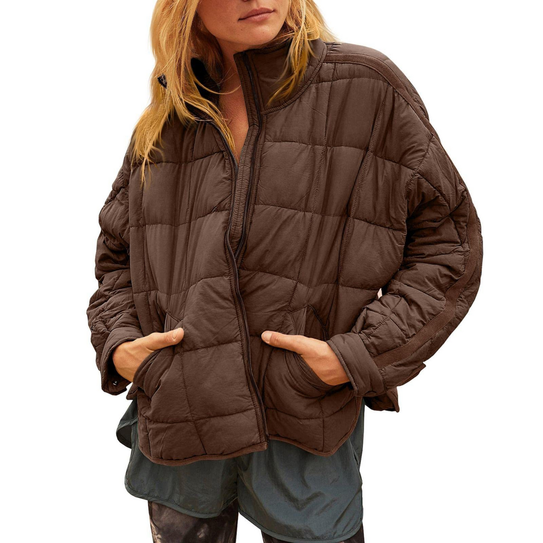 Gemma – Lightweight Compact Zip Puffer Jacket