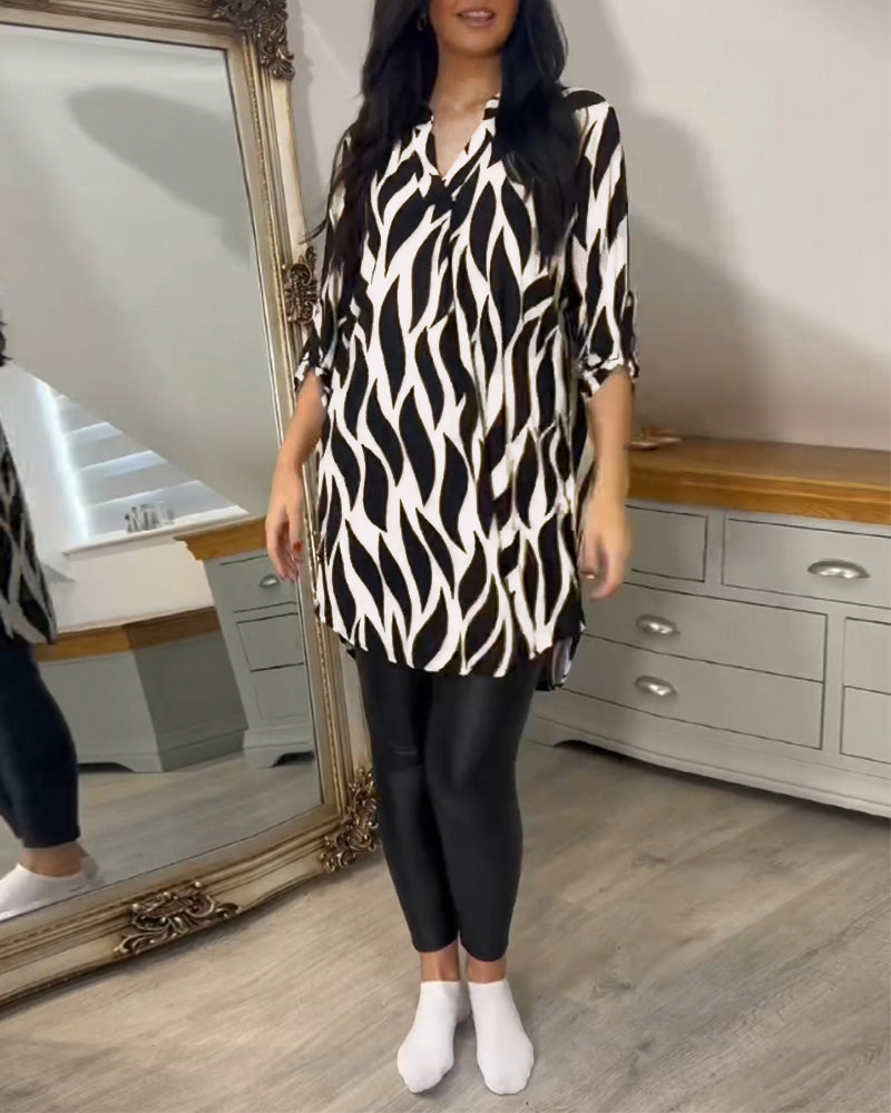 Alexandra – Printed Loose Fit Top