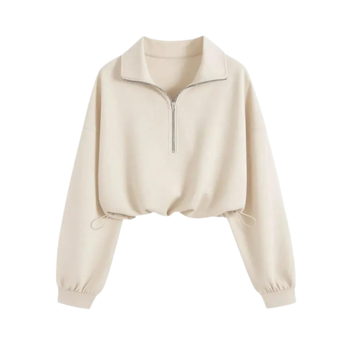 Glenda – Elegant Warm Bomber Jacket with Faux Fur Collar and Hood