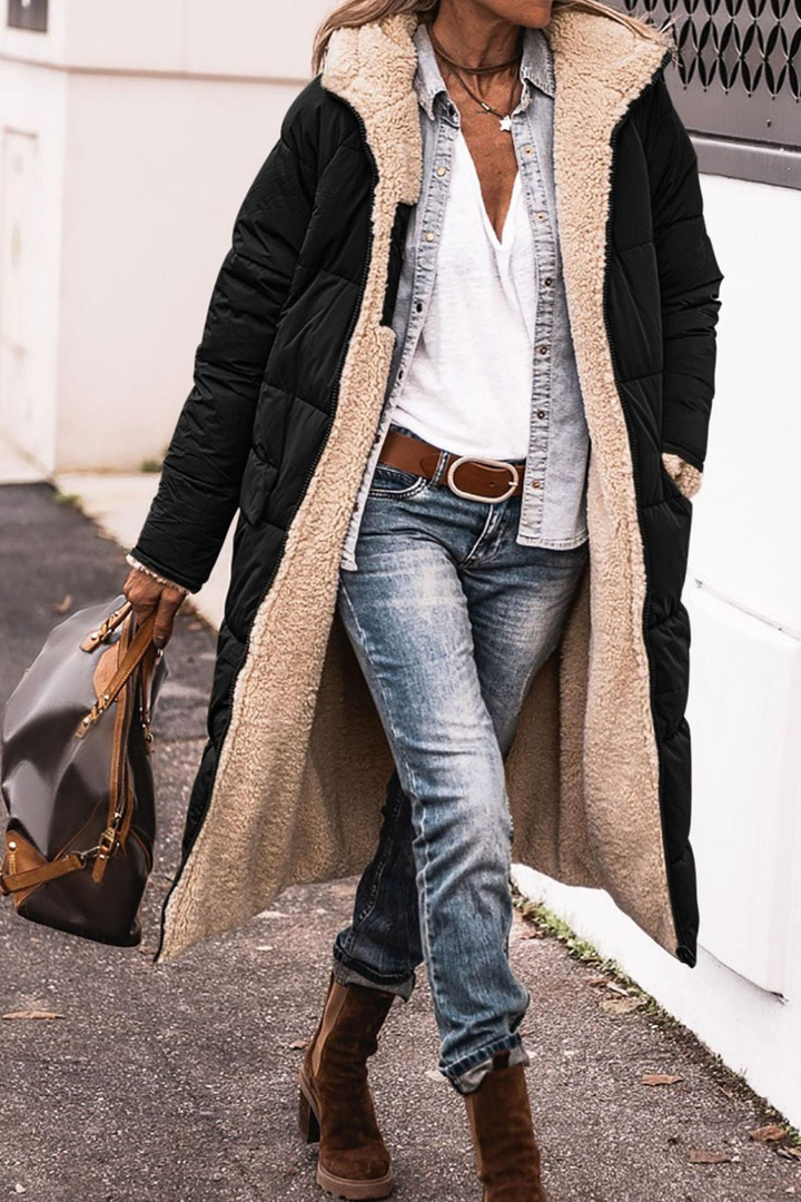 Nancy – Elegant Reversible Coat