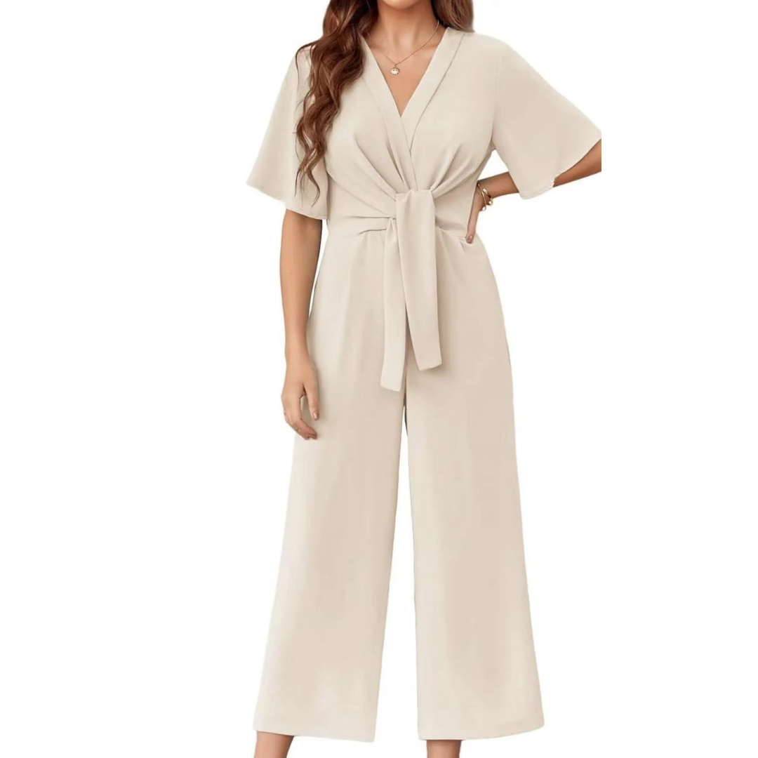 Gabriella – Elegant Summer Tie Knot Jumpsuit