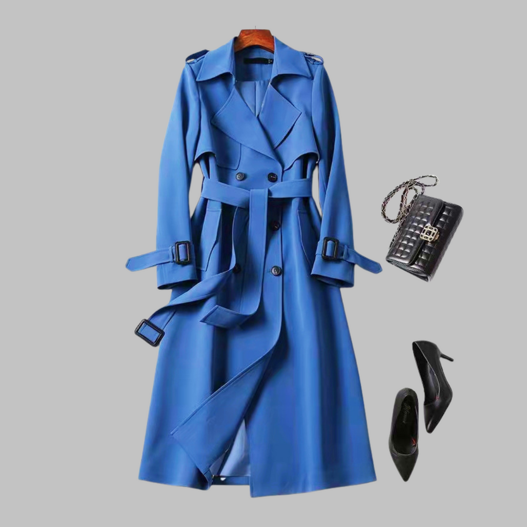 Susan – Elegant Knee-Length Loose Fit Coat