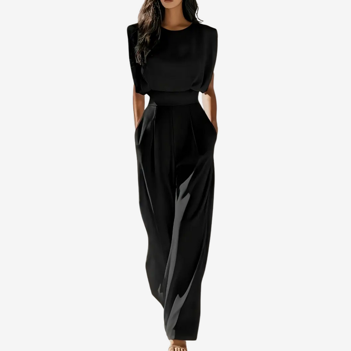 Serena – Structured Wide-Leg Jumpsuit