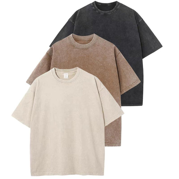 Hollie – Casual Crew Neck Loose Fit T-Shirt 3-Pack