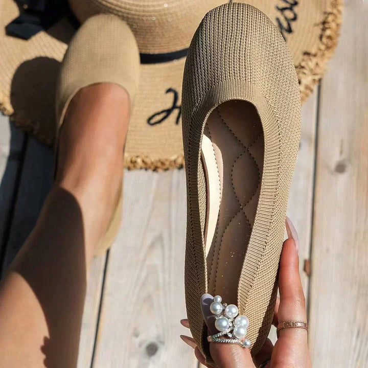 Rosemary – Bicolour Flat Mule