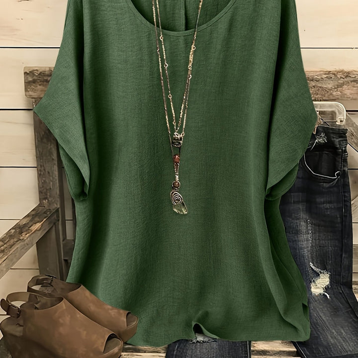Sienna – Relaxed Batwing Sleeve Casual Top