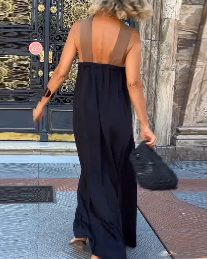 Deirdre – Breezy V-Neck Wide-Leg Set