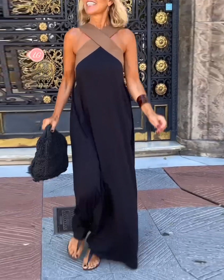 Deirdre – Breezy V-Neck Wide-Leg Set