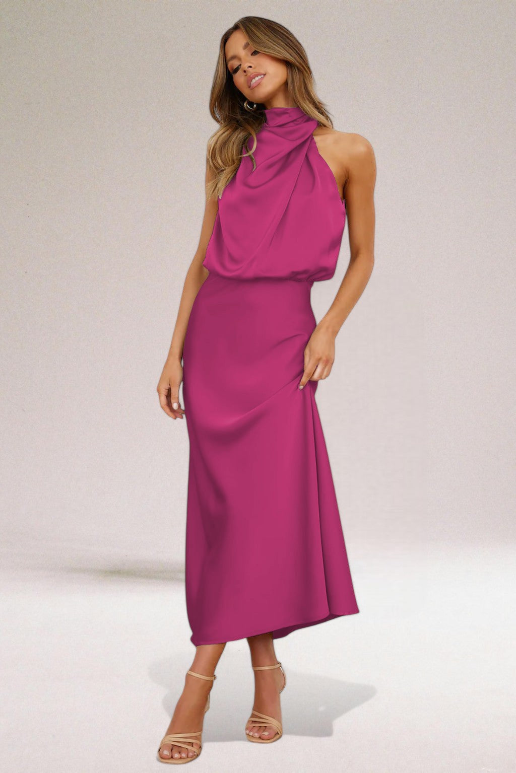 Lily – Elegant Pleated Dress