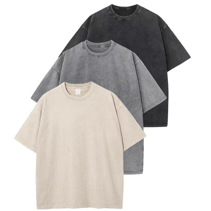 Hollie – Casual Crew Neck Loose Fit T-Shirt 3-Pack