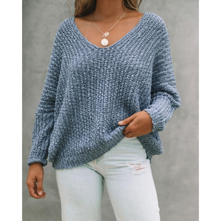 Angela – Luxe Buttoned Sweater