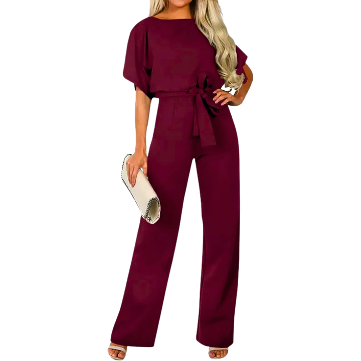 Amanda – Sophisticated Batwing Sleeve Jumpsuit