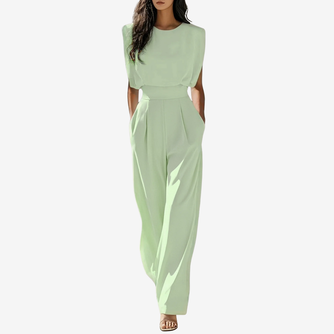 Serena – Structured Wide-Leg Jumpsuit