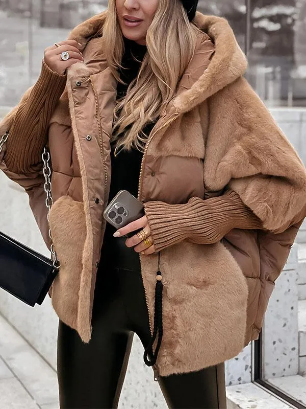 Gwyneth – Comfy Zip-Up Hooded Puffer Jacket