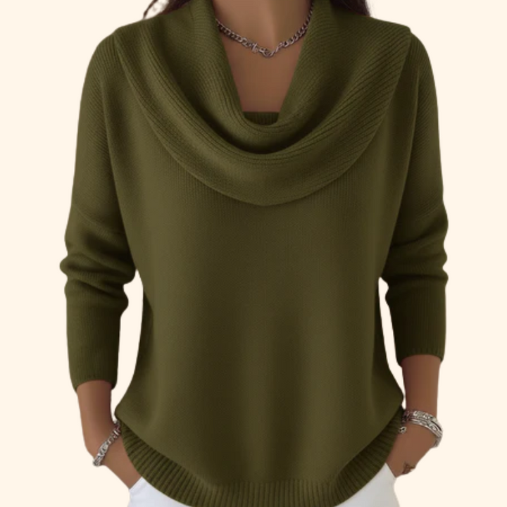 Leona – Collared Sweater